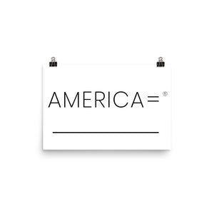 America = ®  _________