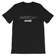 America = ®  Wine T-shirt | Unisex Humor & Fun T-shirts
