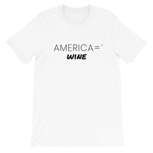 America = ®  Wine T-shirt | Unisex Humor & Fun T-shirts