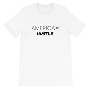 America = ® Hustle T-shirt | Unisex Humor & Fun T-shirts