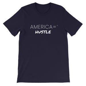 America = ® Hustle T-shirt | Unisex Humor & Fun T-shirts