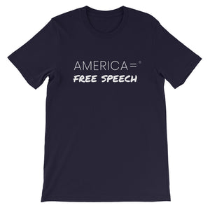 America = ® Free Speech T-shirt | Unisex Social Justice T-shirts