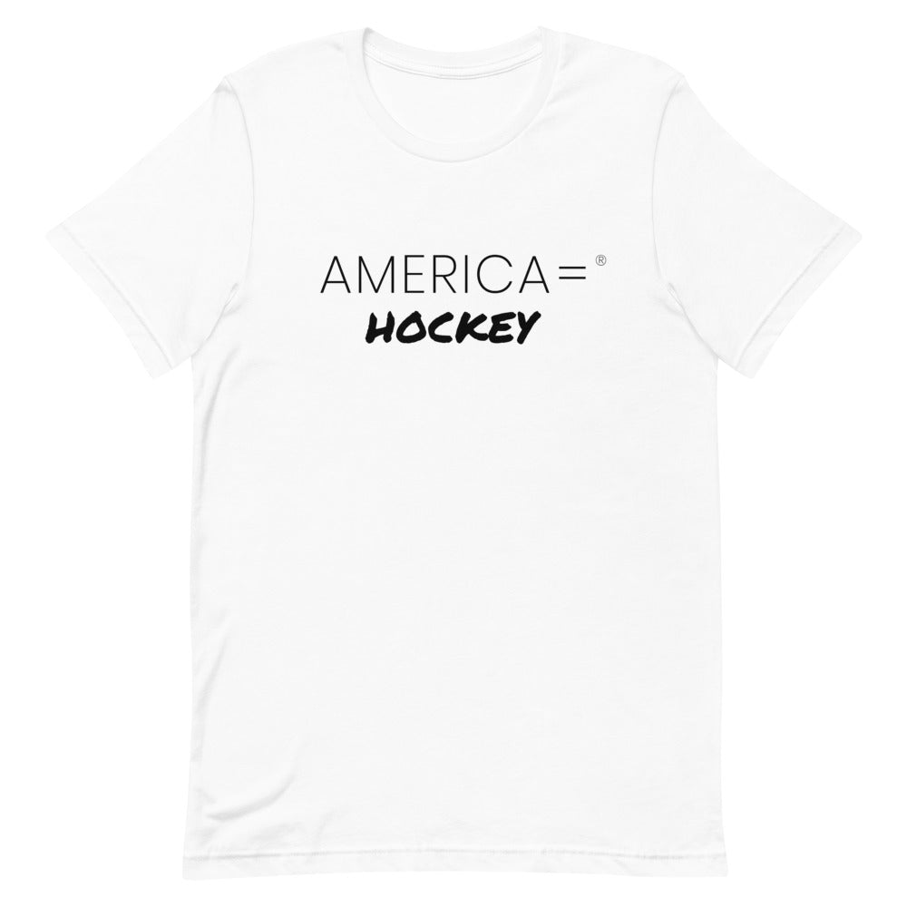 America = ® Hockey T-shirt | Unisex Social Sports T-shirts